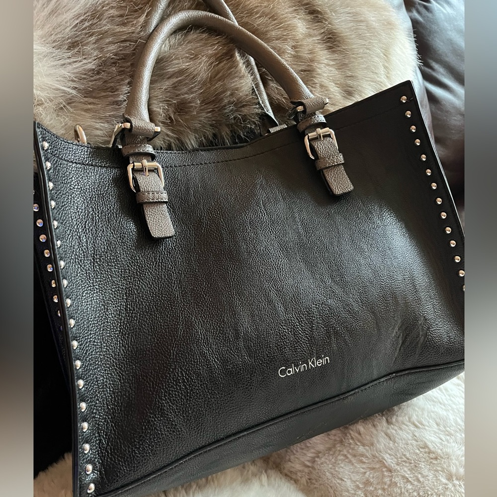 Calvin Klein leather tote bag $45